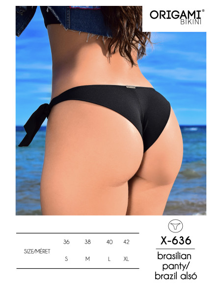 Čierne brazilské spodné diely