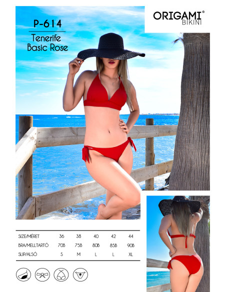 Tenerife Basic Rose P-614 Origami plavky