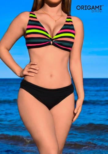Gran Canaria Neon Stripes D-628 Origami plavky