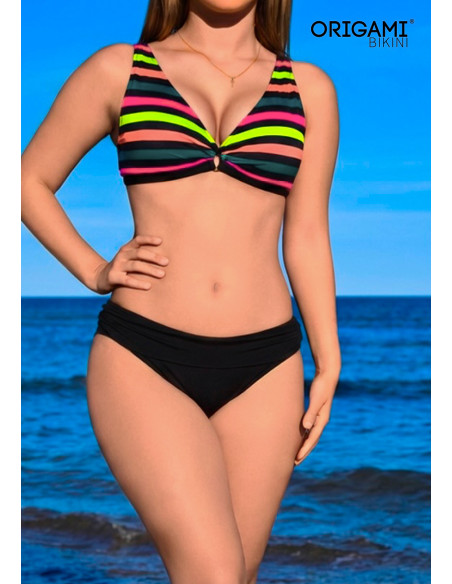 Gran Canaria Neon Stripes D-628 Origami plavky