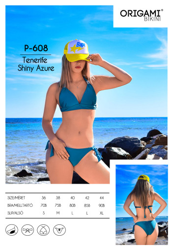 Tenerife Shiny Azure P-608 Origami plavky 2