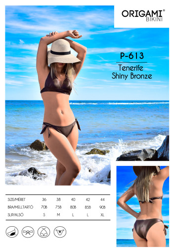 Tenerife Shiny Bronze P-613 Origami plavky 2