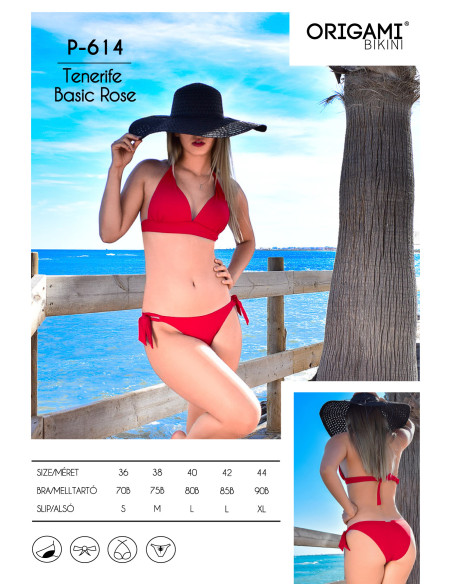 Tenerife Basic Rose P-614 Origami plavky