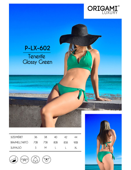Tenerife Glossy Green P-LX-602 Origami plavky