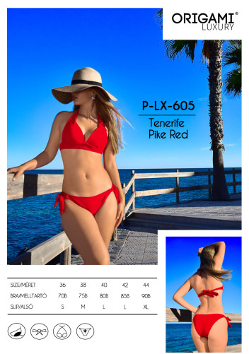 Tenerife Pike Red P-LX-605 Origami plavky 2