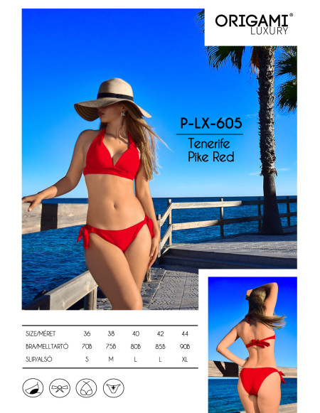 Tenerife Pike Red P-LX-605 Origami plavky