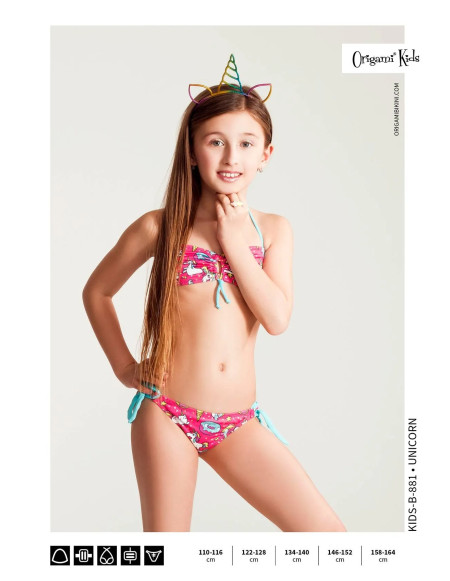 Unicorn Kids-B-881 Origami Bikini