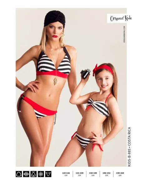Costa Rica Kids-B-885 Origami Bikini