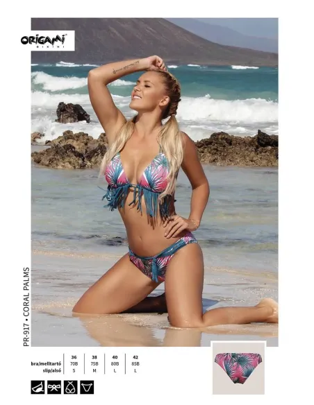 Coral Palms PR-917 Origami Bikini
