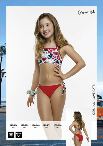 Love Cats Kids-095 Origami plavky