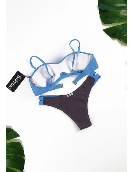 C kosaras Push-up Bandeau fürdőruha