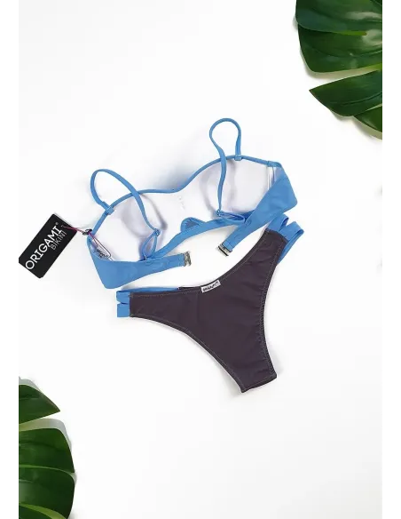 C kosaras Push-up Bandeau fürdőruha