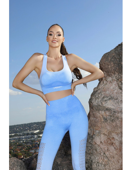 Blue Infinity GM-101 Súprava fitness oblečenia, dvojdielna, Origami GYM wear