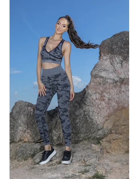 Urban Forest GM-110 Súprava fitness oblečenia, dvojdielna, Origami GYM wear