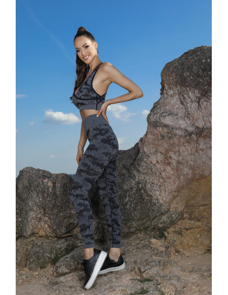 Urban Forest GM-110 Súprava fitness oblečenia, dvojdielna, Origami GYM wear