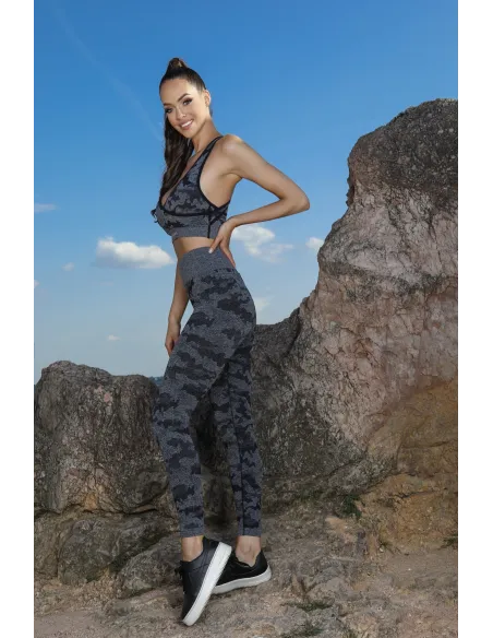 Urban Forest GM-110 Súprava fitness oblečenia, dvojdielna, Origami GYM wear