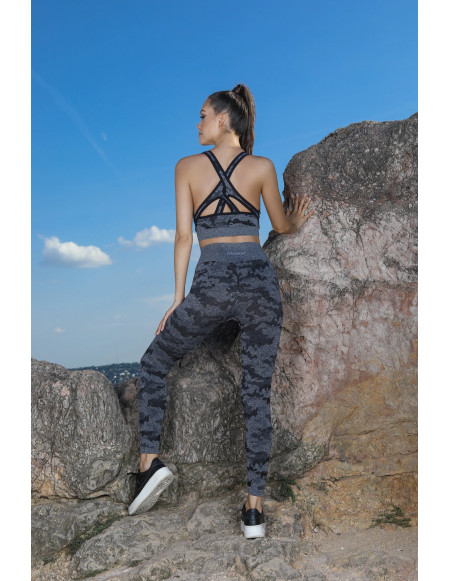 Urban Forest GM-110 Súprava fitness oblečenia, dvojdielna, Origami GYM wear