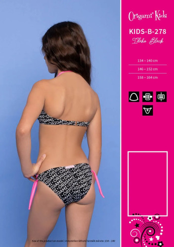 Idaho Black Kids-B-278 Origami plavky 2