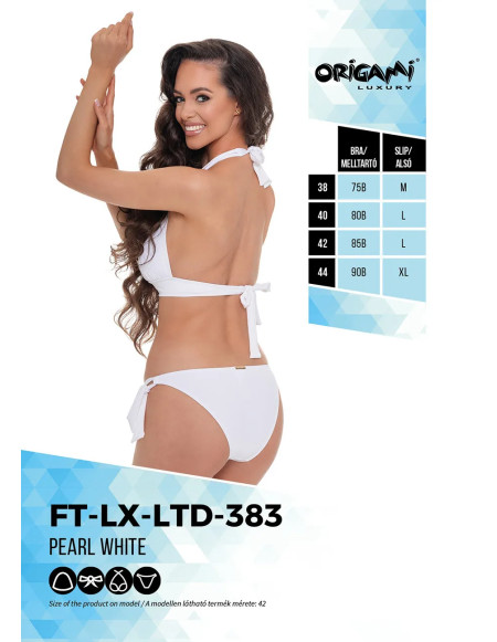 Pearl White FT-LX-LTD-383 Origami plavky