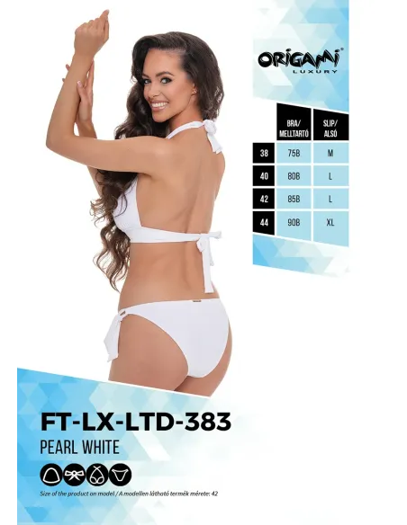 Pearl White FT-LX-LTD-383 Origami plavky
