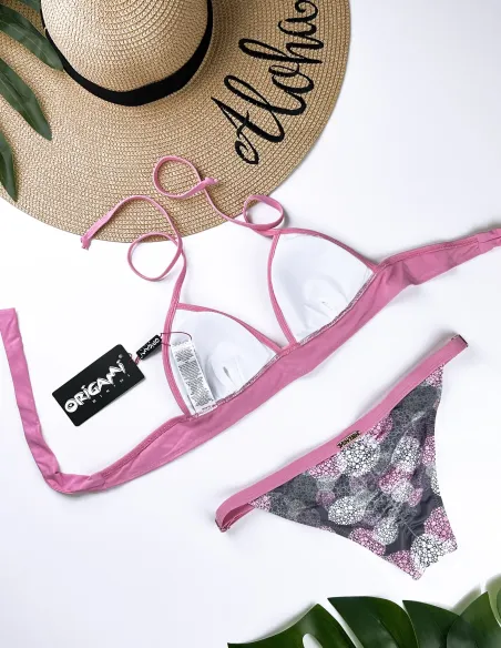 Kivehető szivacsos háromszöges fürdőruha