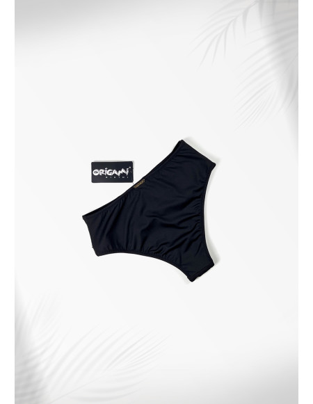 Čierne sťahovacie nohavičky X-570 Origami plavky